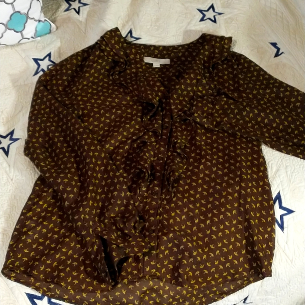 Ann Taylor Loft Button Down Blouse